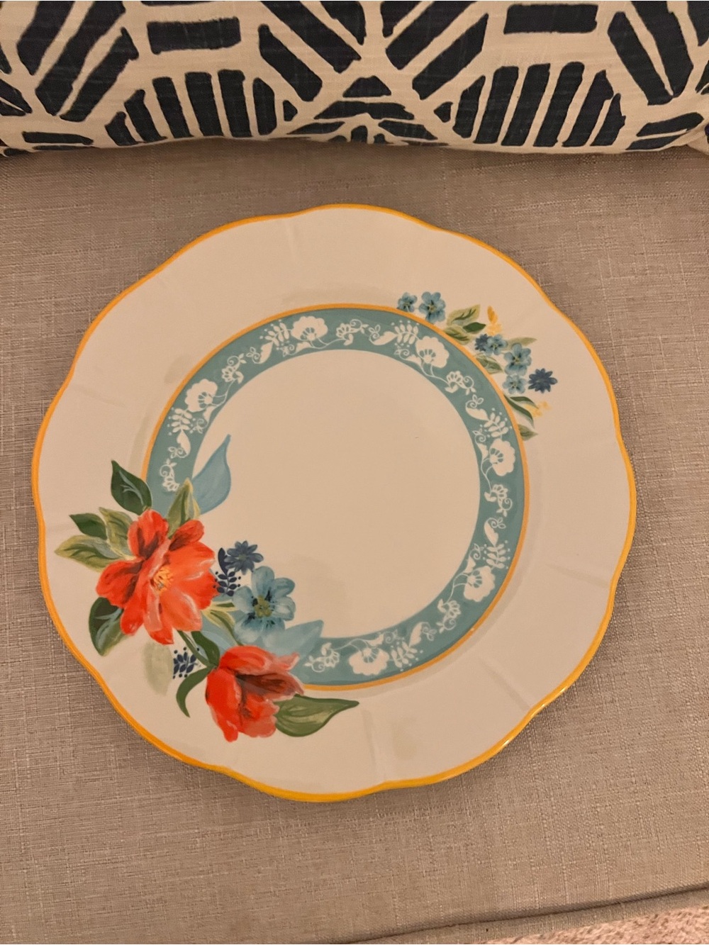 Pioneer Woman Spring Bouquet Dinner Plate